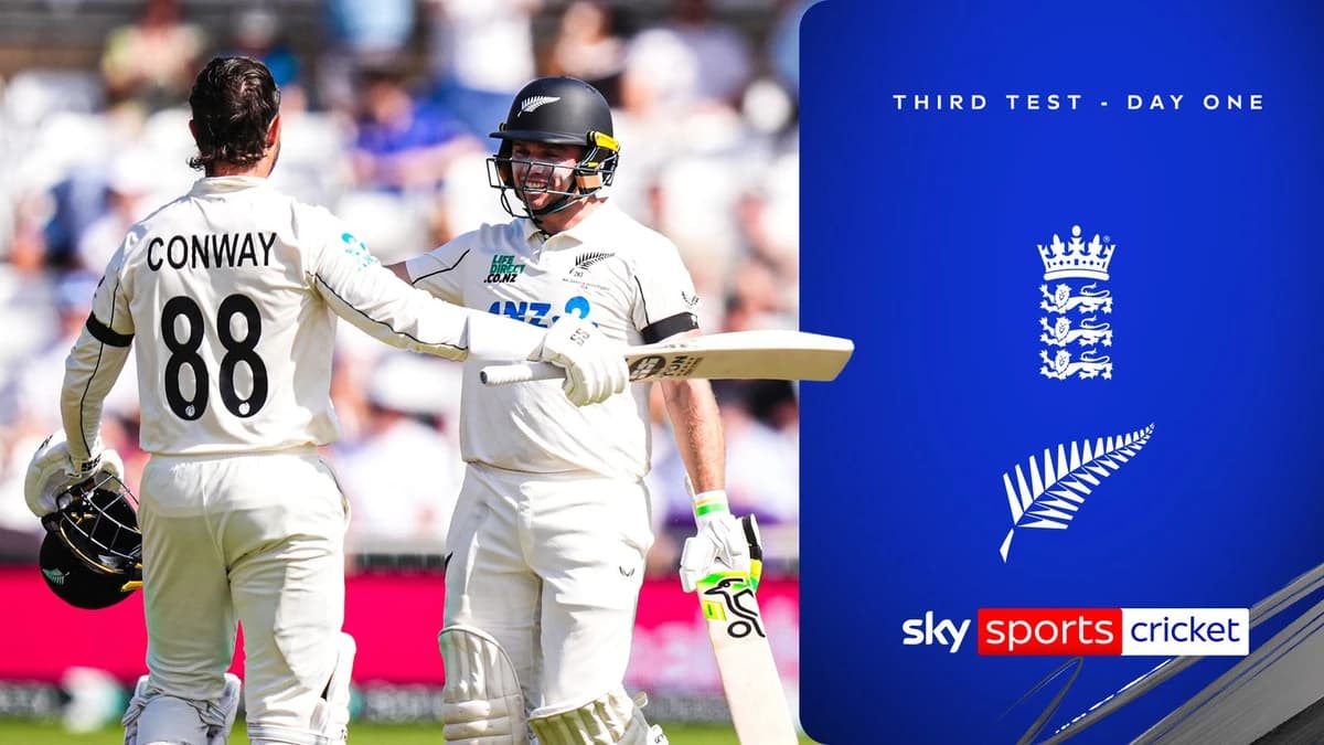England vs New Zealand 3rd Test | Day One highlights