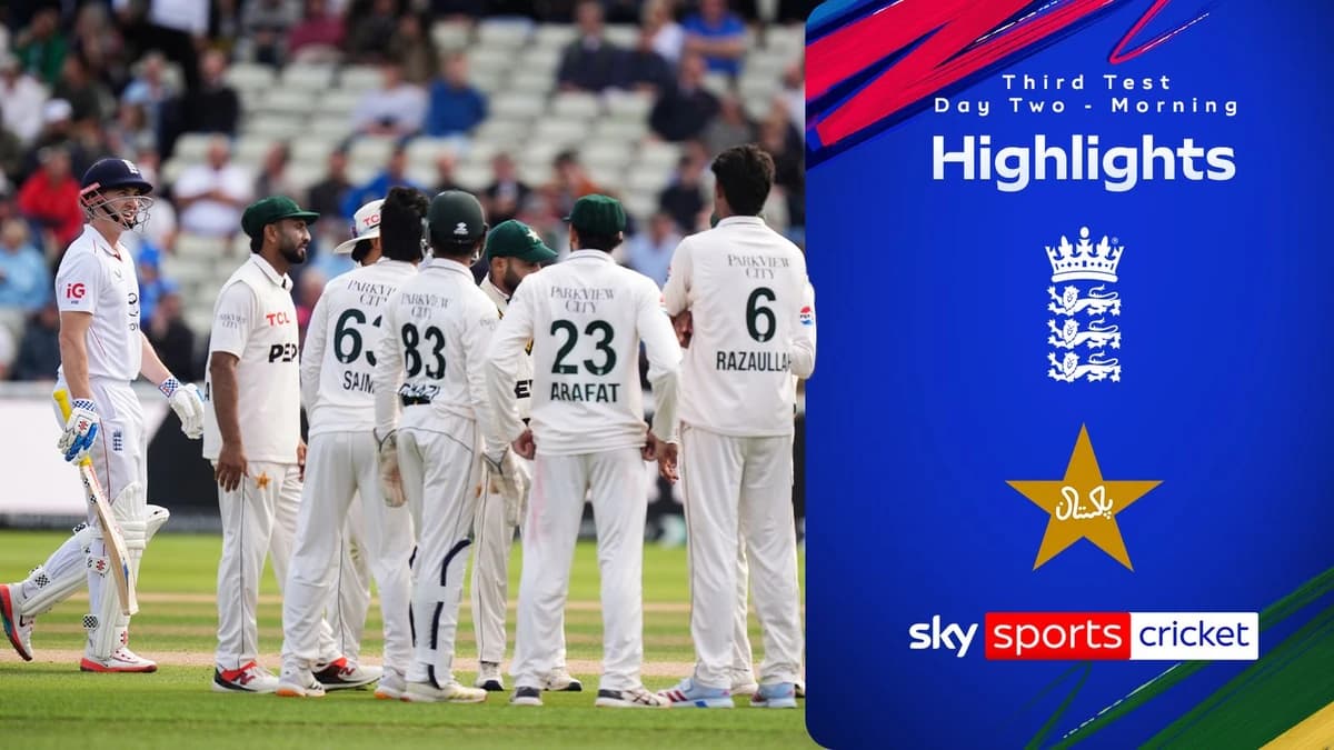 England vs Pakistan third Test | day two highlights
