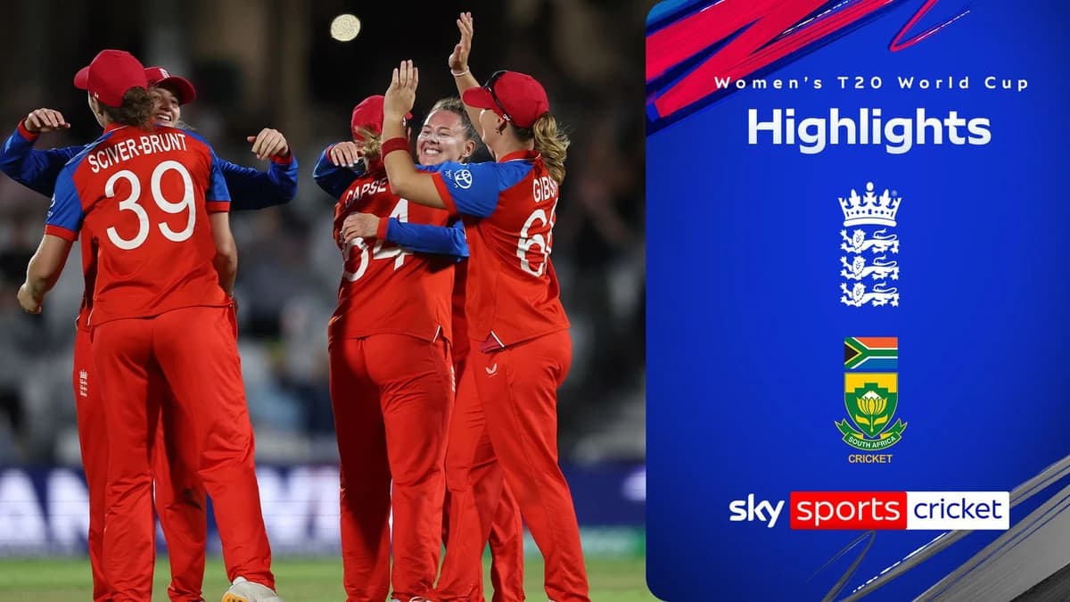 England vs South Africa | Women's T20 World Cup semi-final highlights