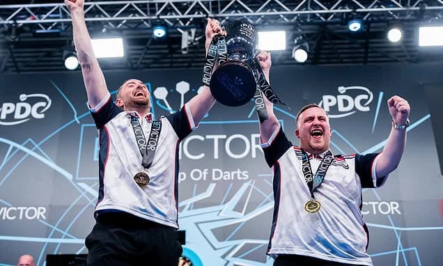 England WIN the World Cup (of Darts)! Luke Littler and Luke Humphries triumph over the Dutch to be c