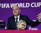 English FA to drop support for Gianni Infantino after Wales withdraw backing