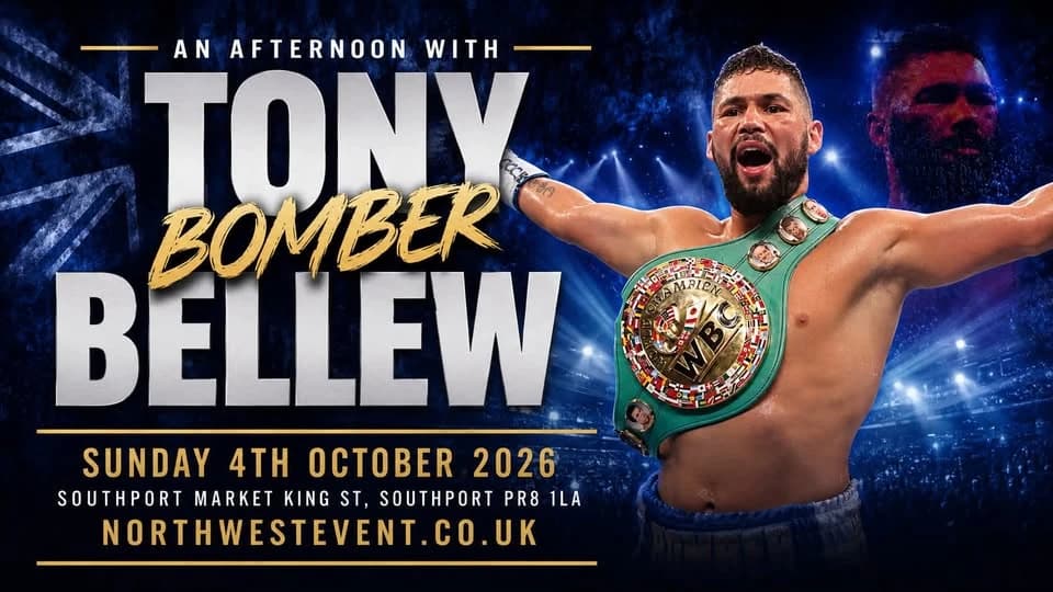 Enjoy An Afternoon with boxing legend Tony ‘The Bomber’ Bellew at Southport Market