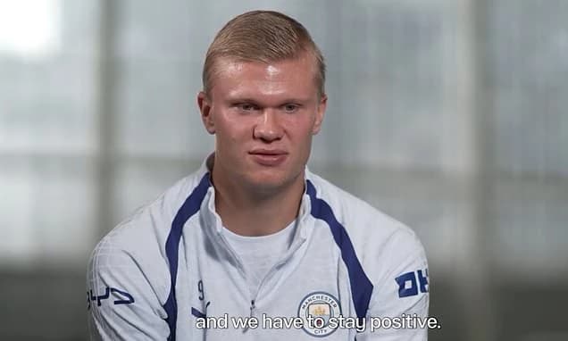 Erling Haaland is first Man City player to speak out after their guilty verdict as he tells team-mat
