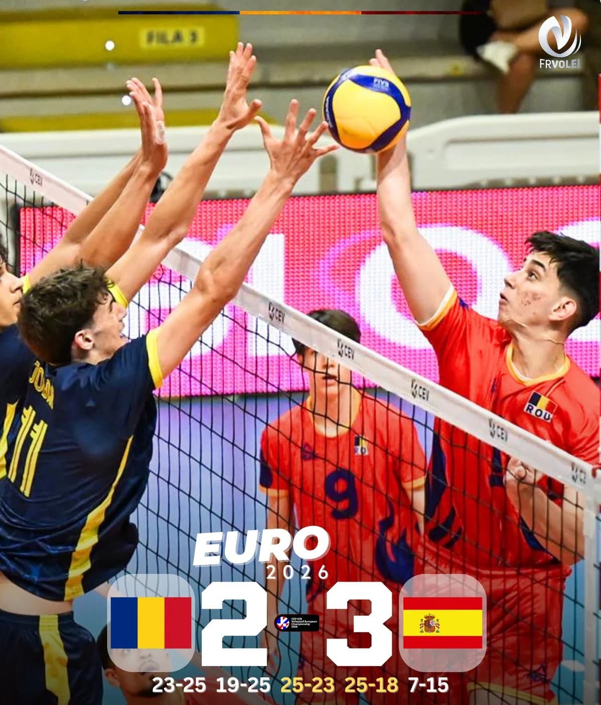 Eșecuri tricolore la EURO masculin de volei U18