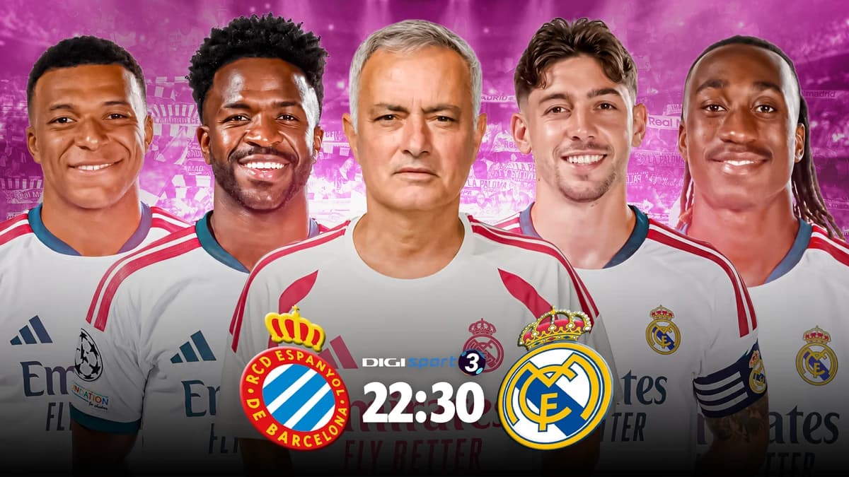 Espanyol - Real Madrid, LIVE VIDEO, 22:30, Digi Sport 3. Marele absent de la ”Galactici”