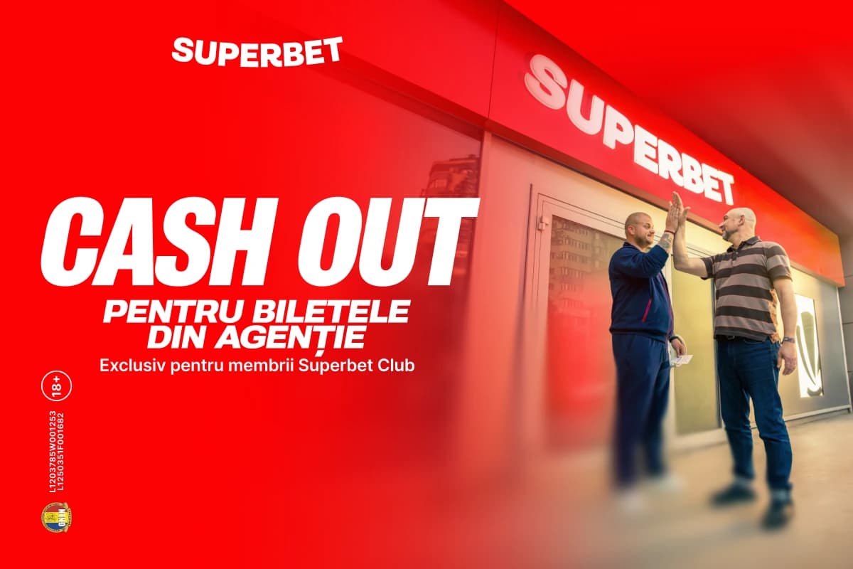 Ești membru Superbet Club? Ai Cash Out în agenții!