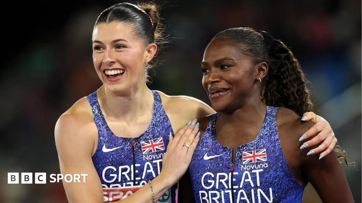 European Athletics Championships 2026: Amy Hunt and Dina Asher-Smith make history with relay gold