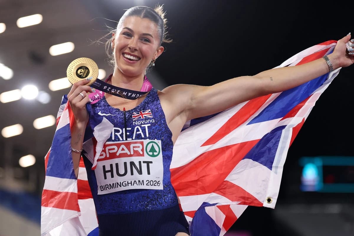 European Athletics Championships 2026 medal table: Standings as Glave and Hunt win gold for GB