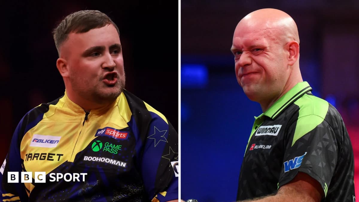 European Championship: Luke Littler through as Michael van Gerwen makes early exit