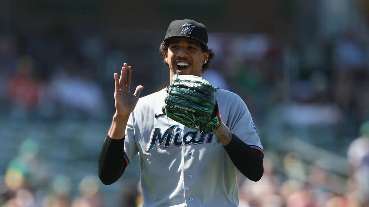 Eury Pérez pulled from perfect game after seven innings vs. Athletics, Marlins bullpen immediately l