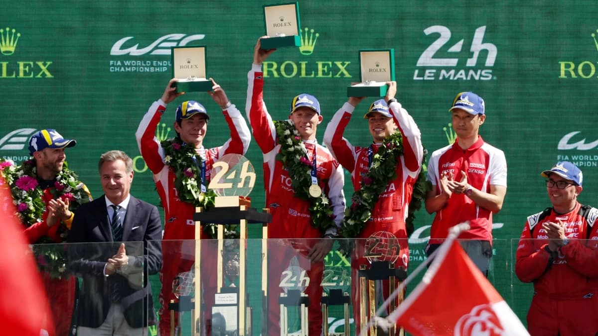 Ex-F1 drivers De Vries and Kobayashi win Le Mans 24 Hours