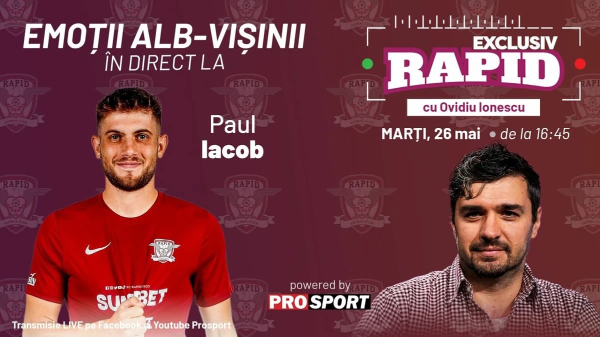EXCLUSIV RAPID – iese Gâlcă, intră Pancu! Intrăm în direct cu voi la 16:45, pe YouTube și Facebook –