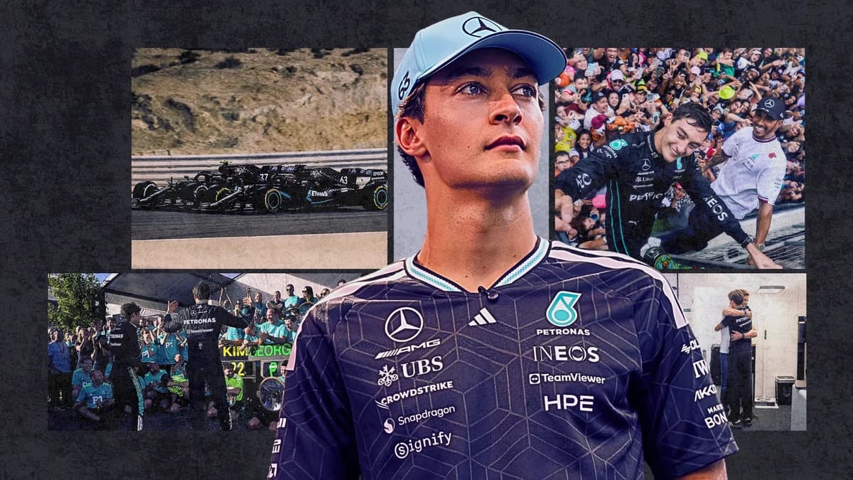 EXCLUSIVE: Russell reflects on his Mercedes career in photos – as he reaches 100 races with the team