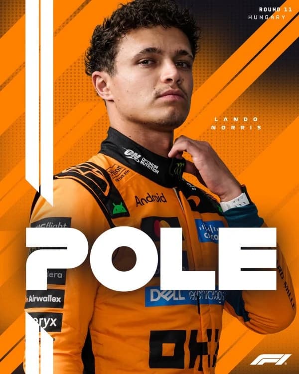 F1: Lando Norris, pole-position în cursa Marelui Premiu al Ungariei!