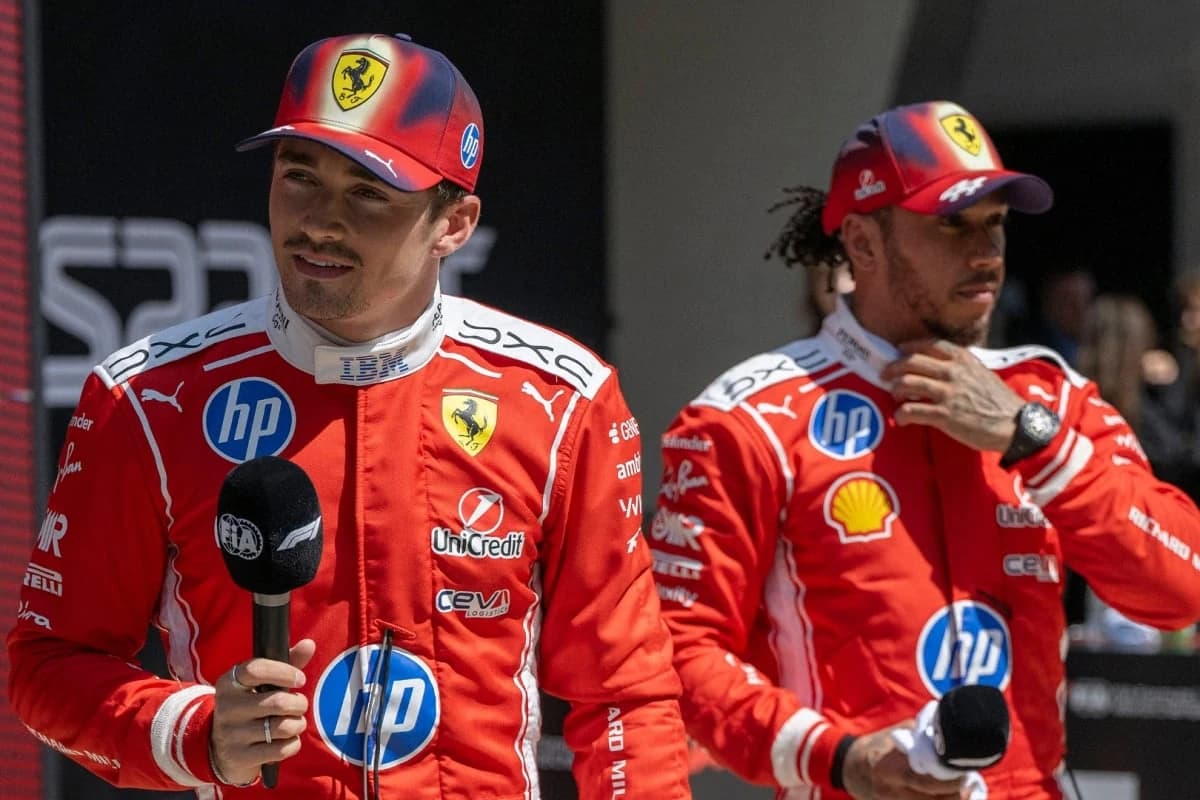 F1 legend Lewis Hamilton told he is 'now Ferrari's No. 2 driver' behind Charles Leclerc