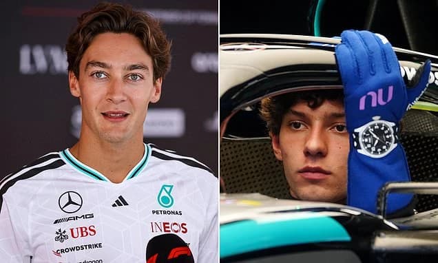 F1 world title is Kimi Antonelli's 'to lose', concedes George Russell - but Brit insists he'll 'figh
