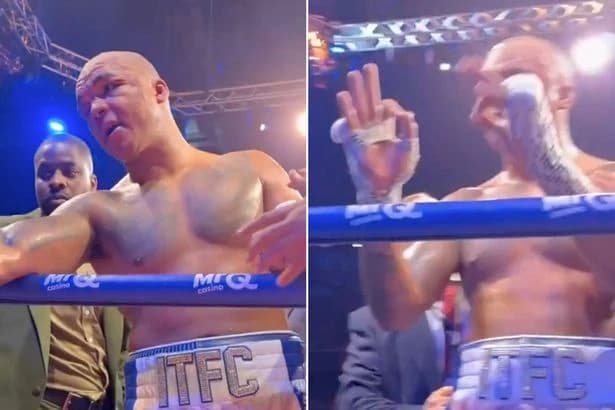 Fabio Wardley reassures mum as fans 'disgraced' by brutal Daniel Dubois win