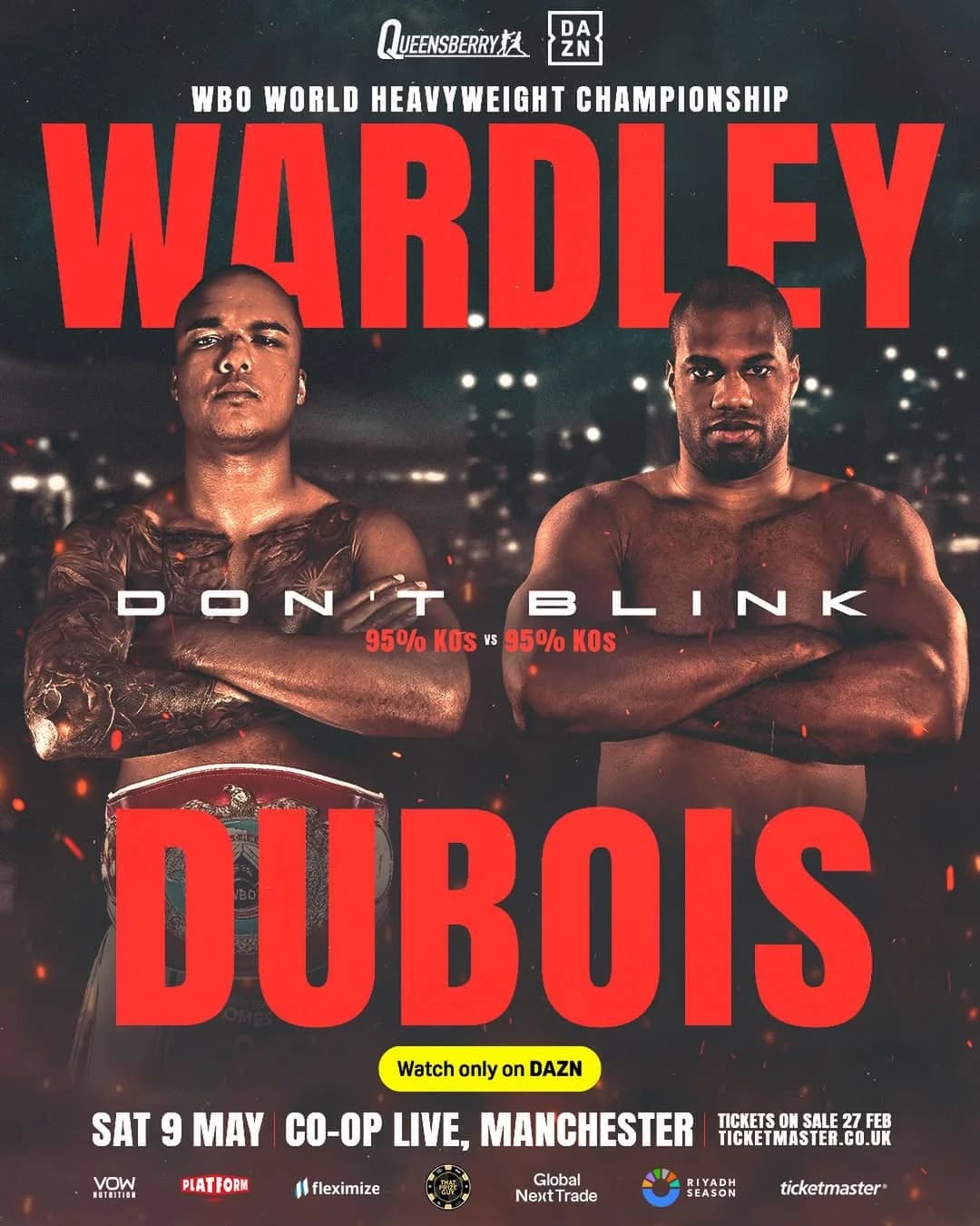 Fabio Wardley vs Daniel Dubois card reshaped with heavyweight clash added