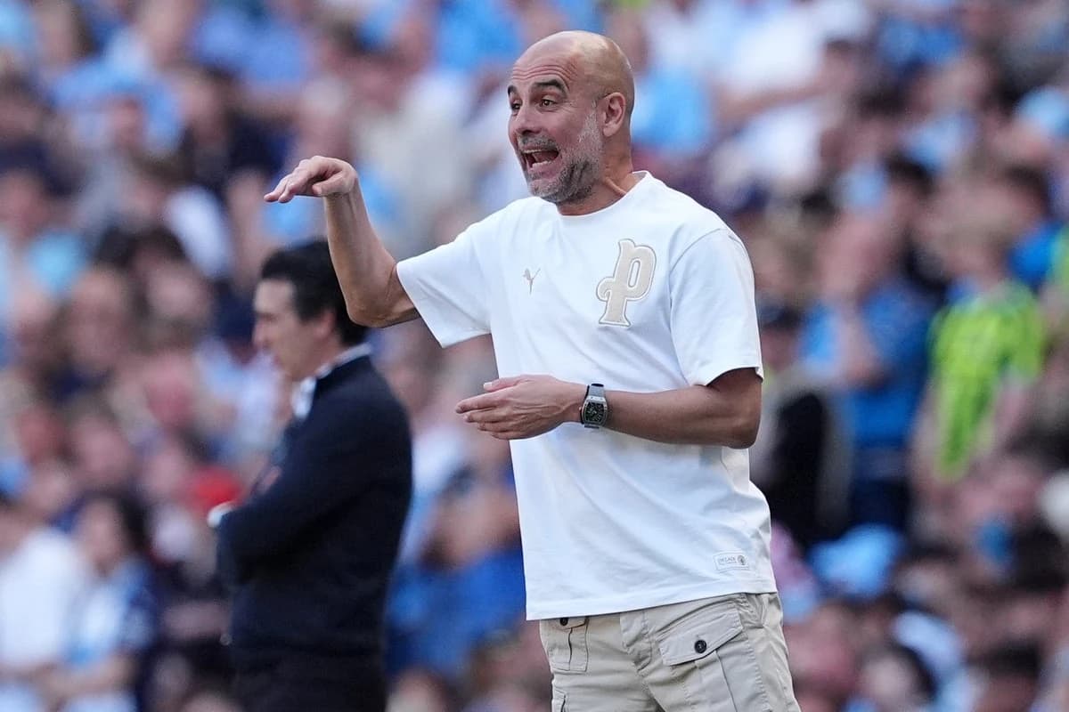 Fans can now get Pep Guardiola’s Man City office items: From training tops to coffee cups and... inc
