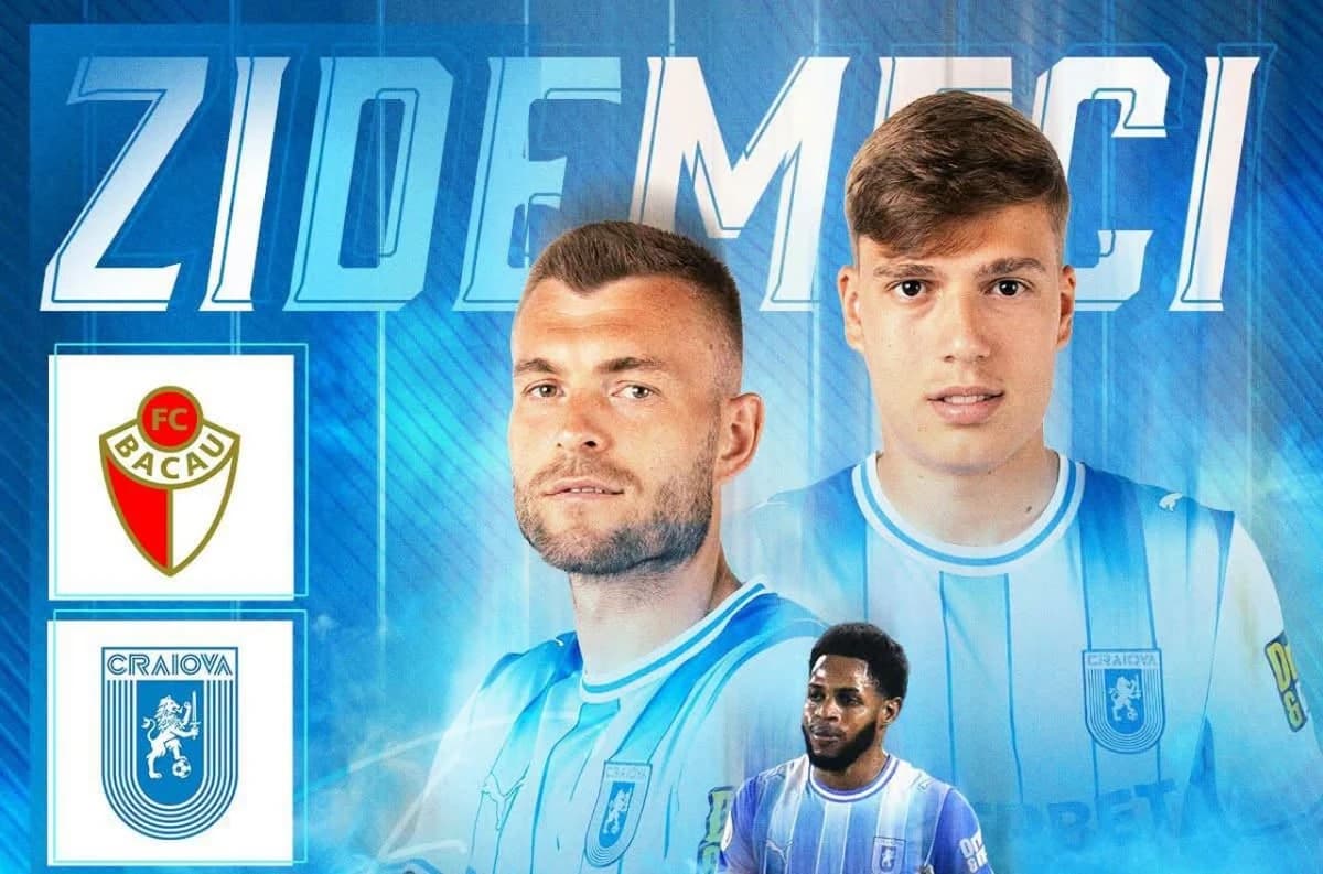FC Bacău - Universitatea Craiova în Cupa României, de la 17:30. Campioana, încă două transferuri de
