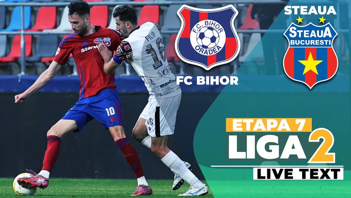 FC Bihor câștigă fără mari probleme meciul cu Steaua. ”Militarii” rămân blocați pe poziția de ”lante