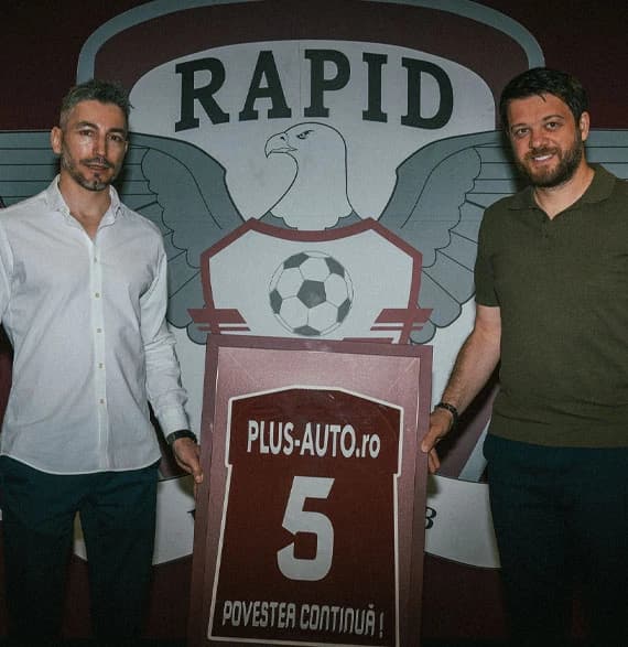 FC Rapid și Plus Auto continuă împreună | Mobilitate și continuitate