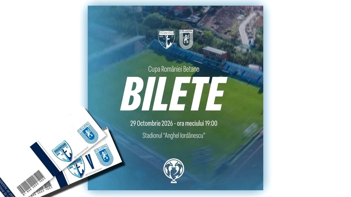 FC Voluntari dă înapoi! Cât costă biletele pentru meciul cu Craiova, față de cele cu FCSB