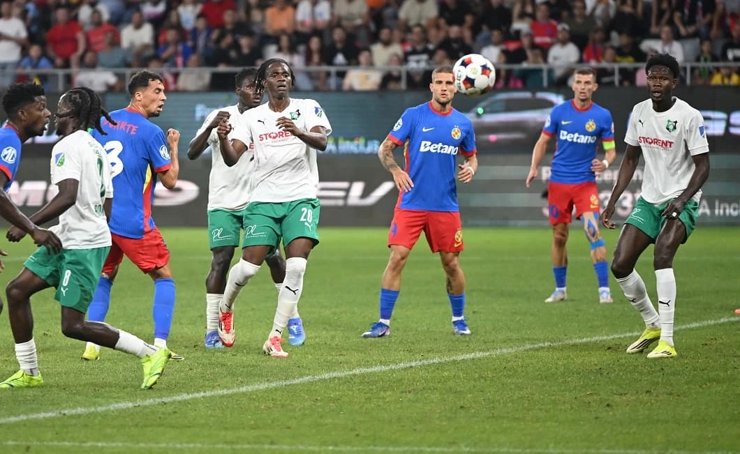 FCSB - Auda 1-2, digisport.ro | Bîrligea, ocazie mare la început de repriza a doua