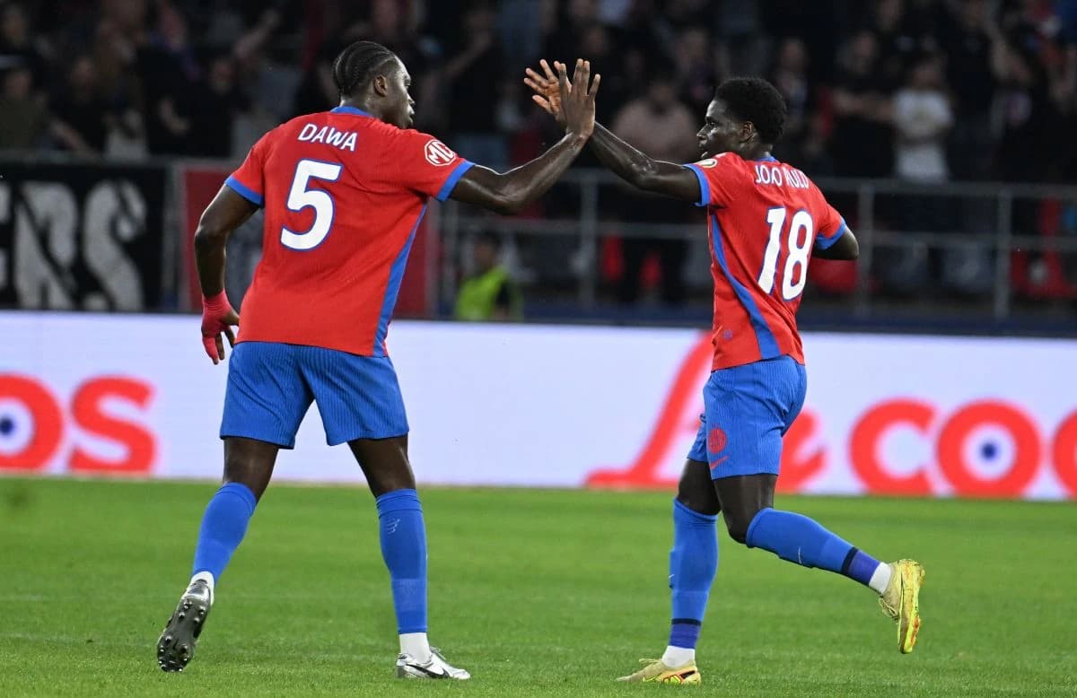 FCSB – Botoşani 1-0. Joao Paulo a deschis rapid scorul cu o execuţie superbă