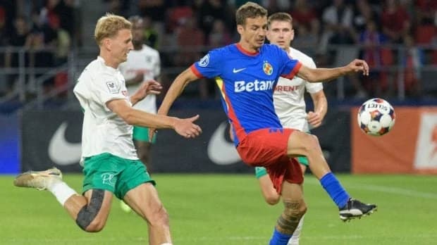 FCSB părăsește rușinos Europa, după ce a fost umilită de Auda și în al doilea meci din Conference Le