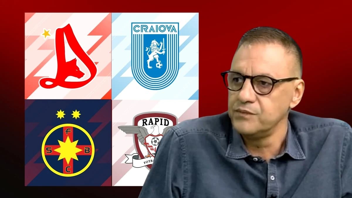 FCSB pe locul 10, rivalele Dinamo, Rapid și Craiova pe podium. Andrei Vochin vorbește despre „dictat