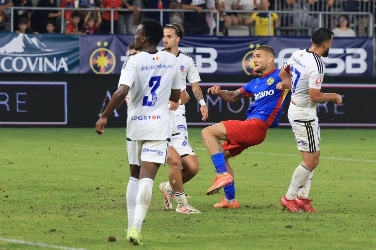 FCSB, victorie absolut DRAMATICĂ, cu gol decisiv în minutul 90+6 » Roș-albaștrii o depășesc pe Dinam