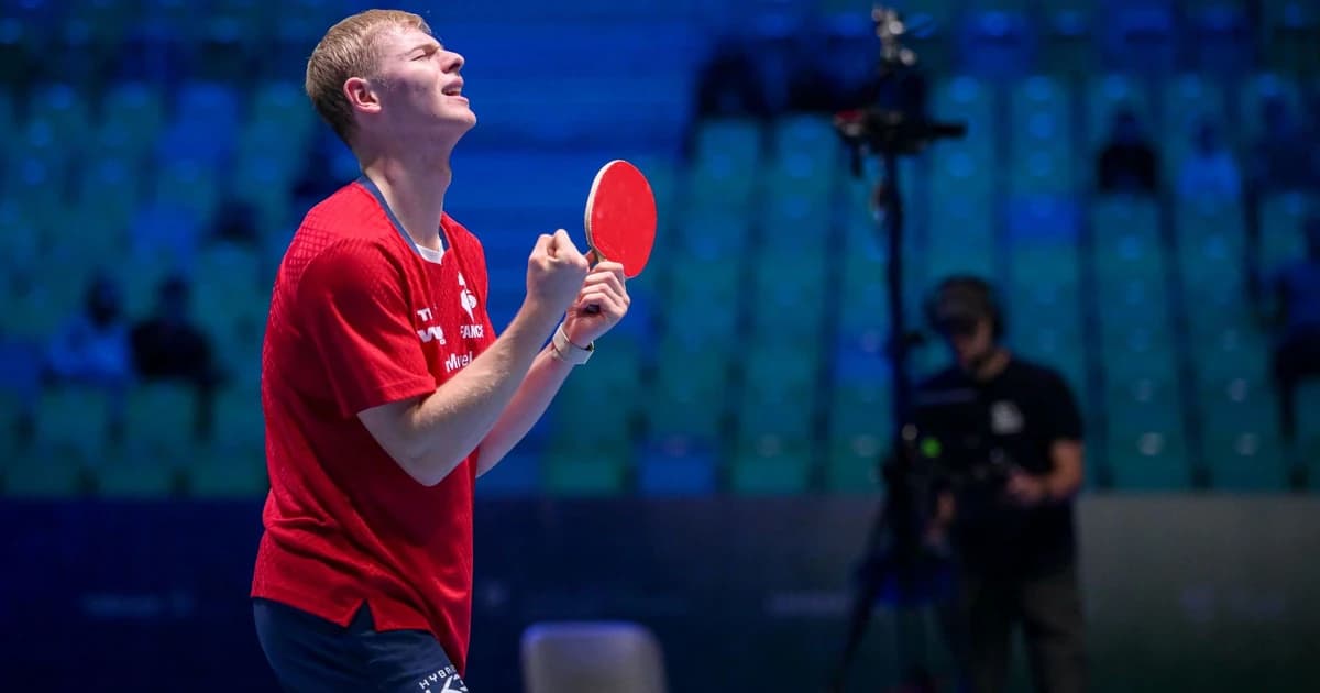 Felix Lebrun, noul "rege" al Europei la tenis de masă! Francezul a făcut dubla la Ljubljana