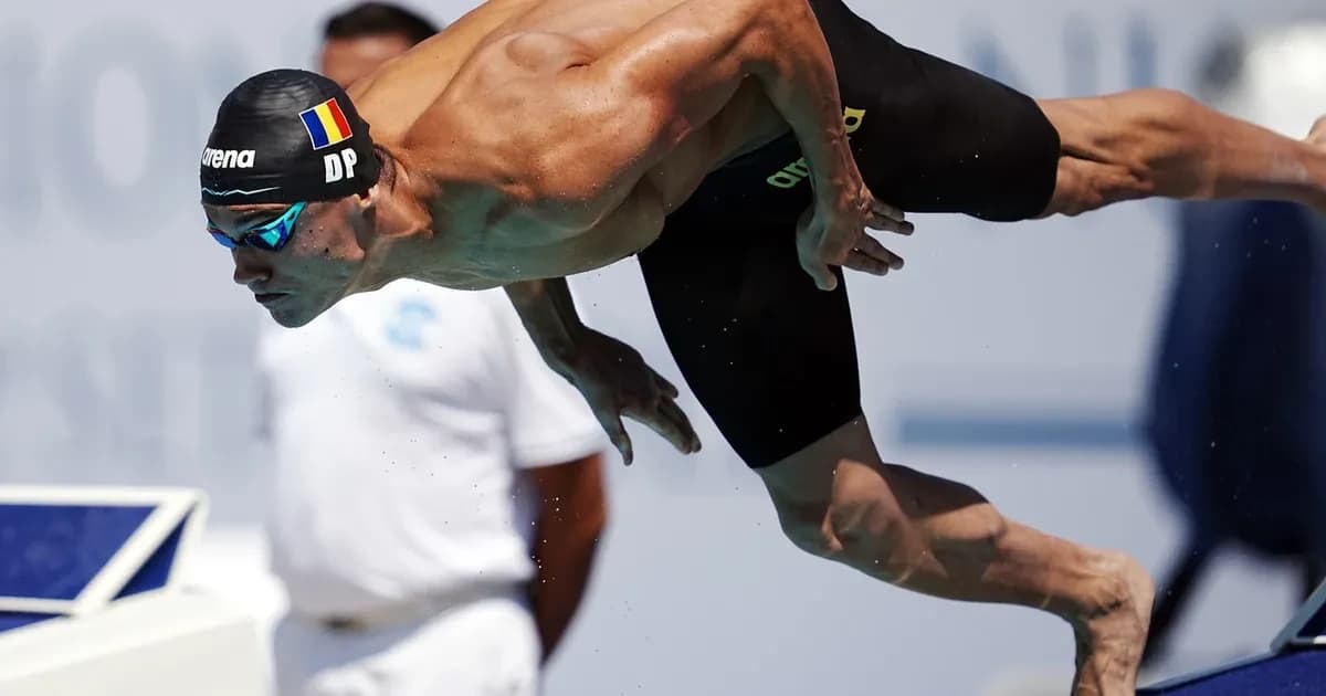 Fenomenul David Popovici continuă. Medalie de argint şi record naţional la 50 m liber, la Trofeul Se