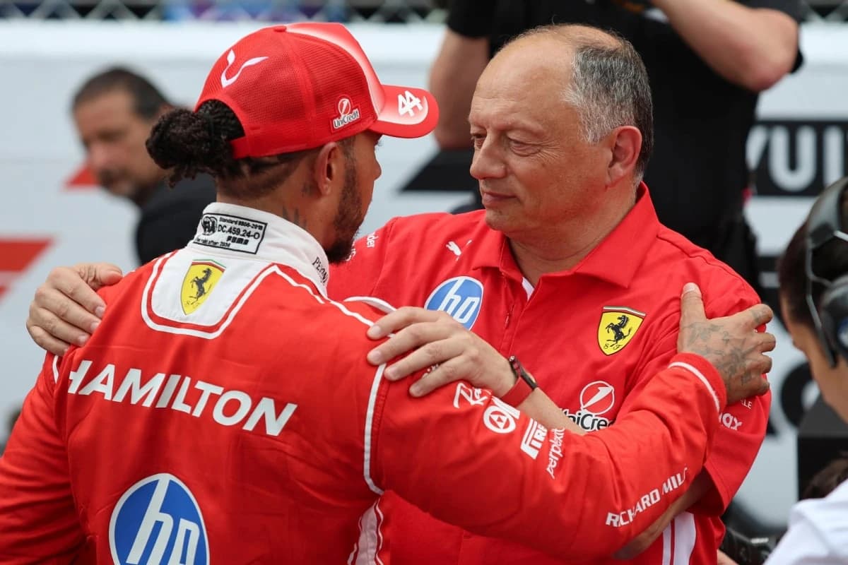 Ferrari F1 boss forced to calm down 'emotional' Lewis Hamilton