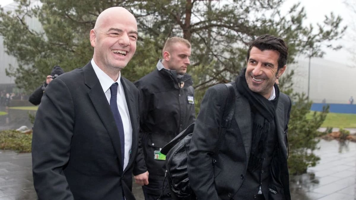 Figo joins calls for FIFA boss Infantino to resign