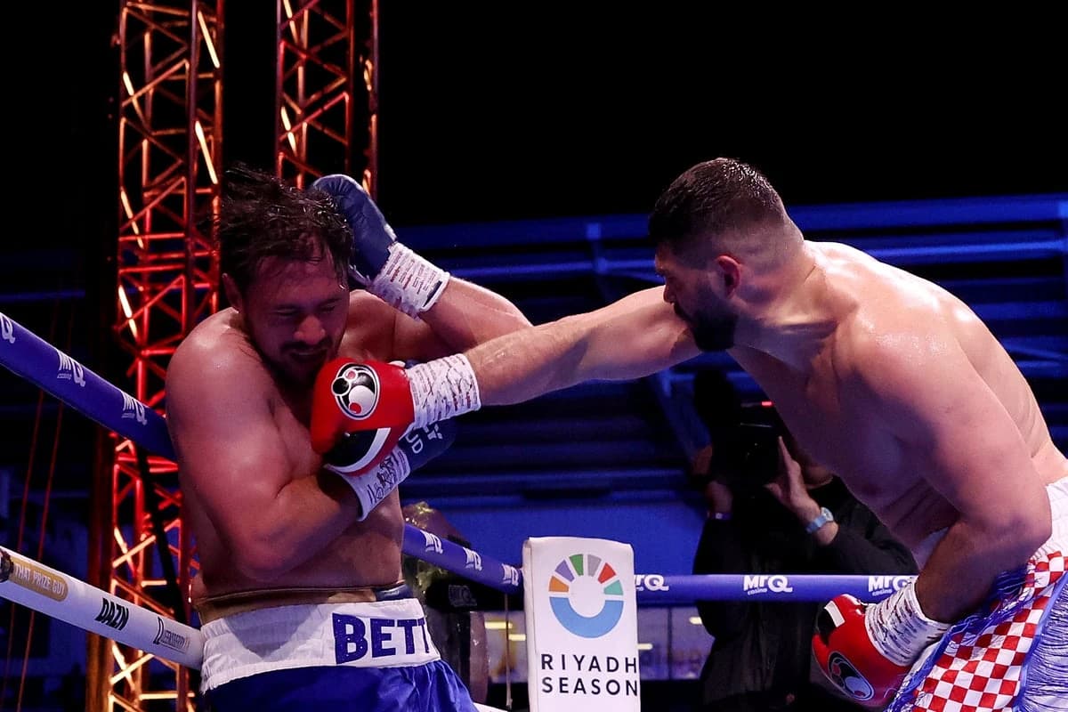 Filip Hrgovic denies Dave Allen fairytale homecoming as towel comes in early