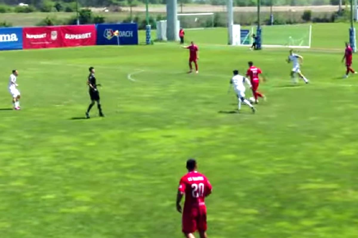 Final în CS Dinamo - Șelimbăr, baraj pentru menținerea în Liga 2 » Golul din minutul 90+4 a dat pest