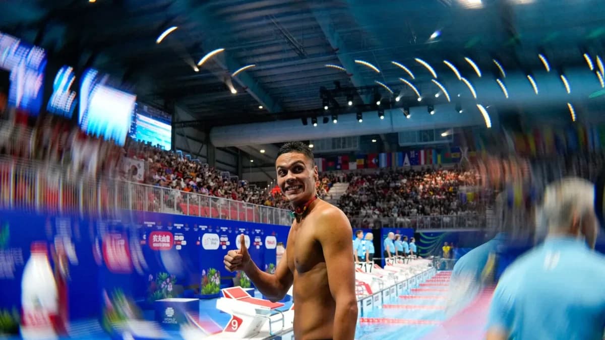 Finala lui David Popovici la 100 metri liber, live text pe ProSport. La ce oră înoată pentru aur și