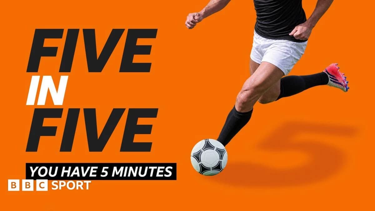 Five in Five: Football quiz No 61