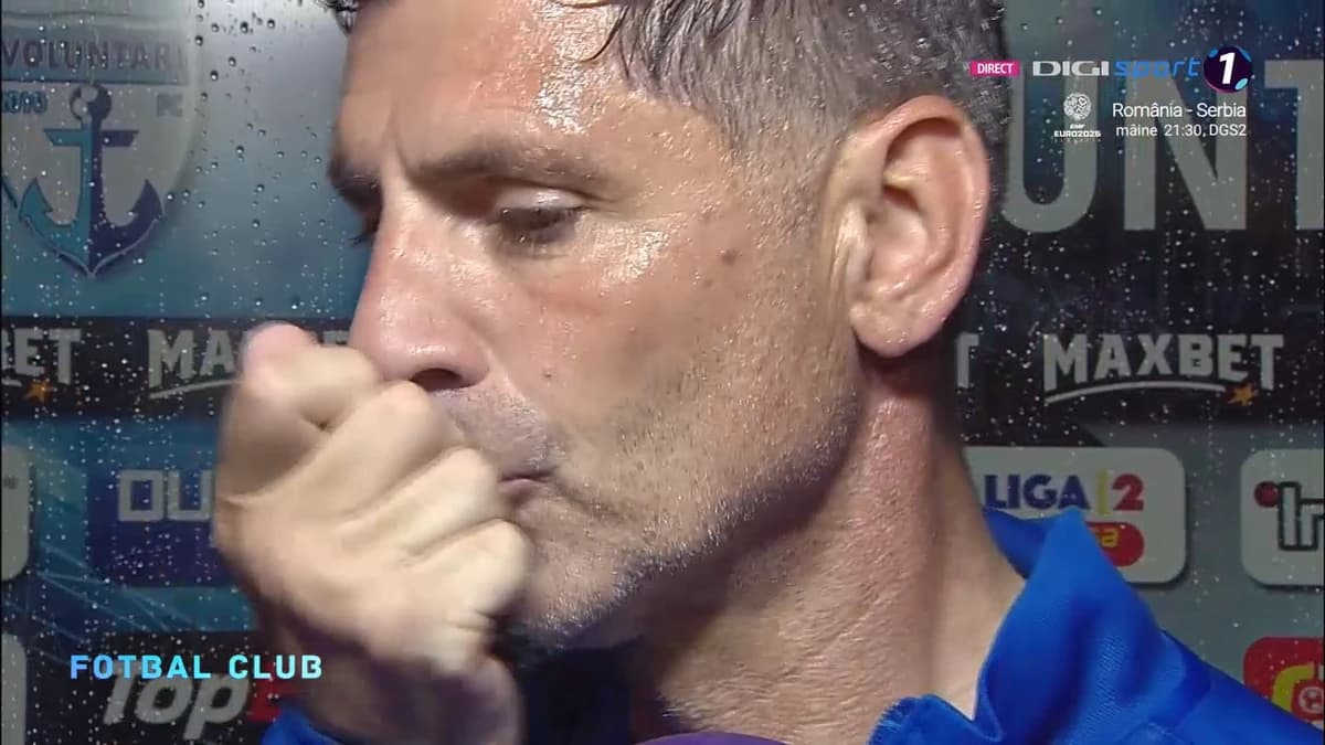 Florin Pîrvu, emoționant! A promovat cu Voluntari la doi ani de la moartea soției: ”A fost lângă min