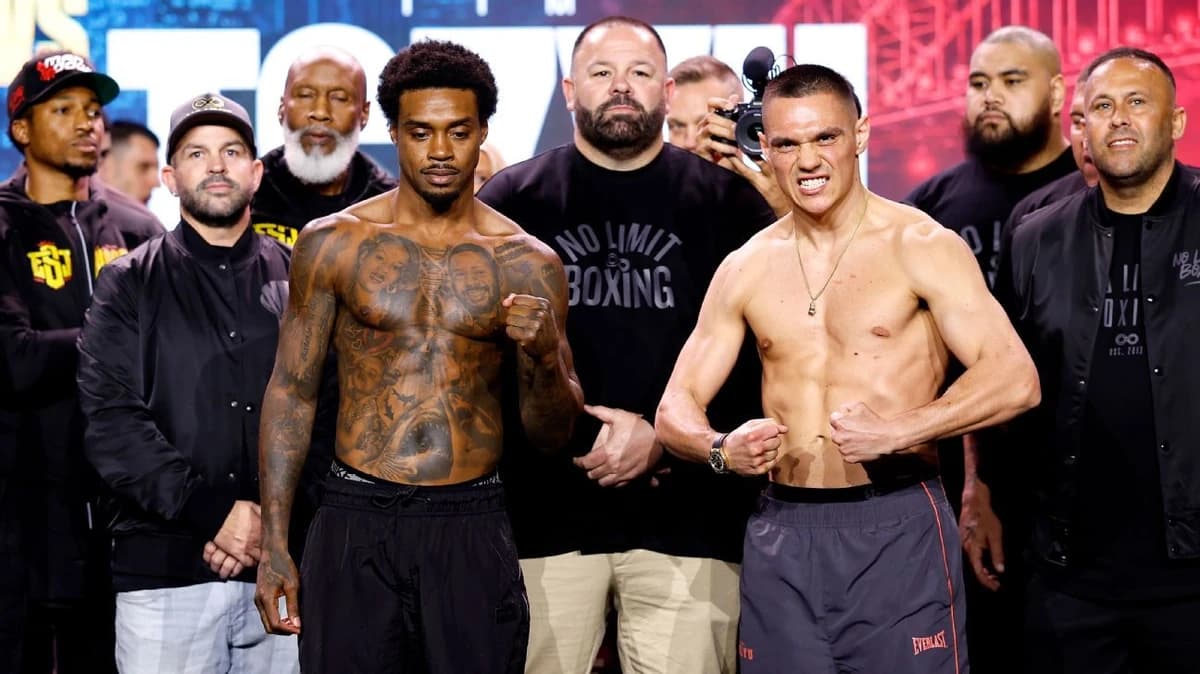 Follow live: Errol Spence, Tim Tszyu to battle in Sydney blockbuster