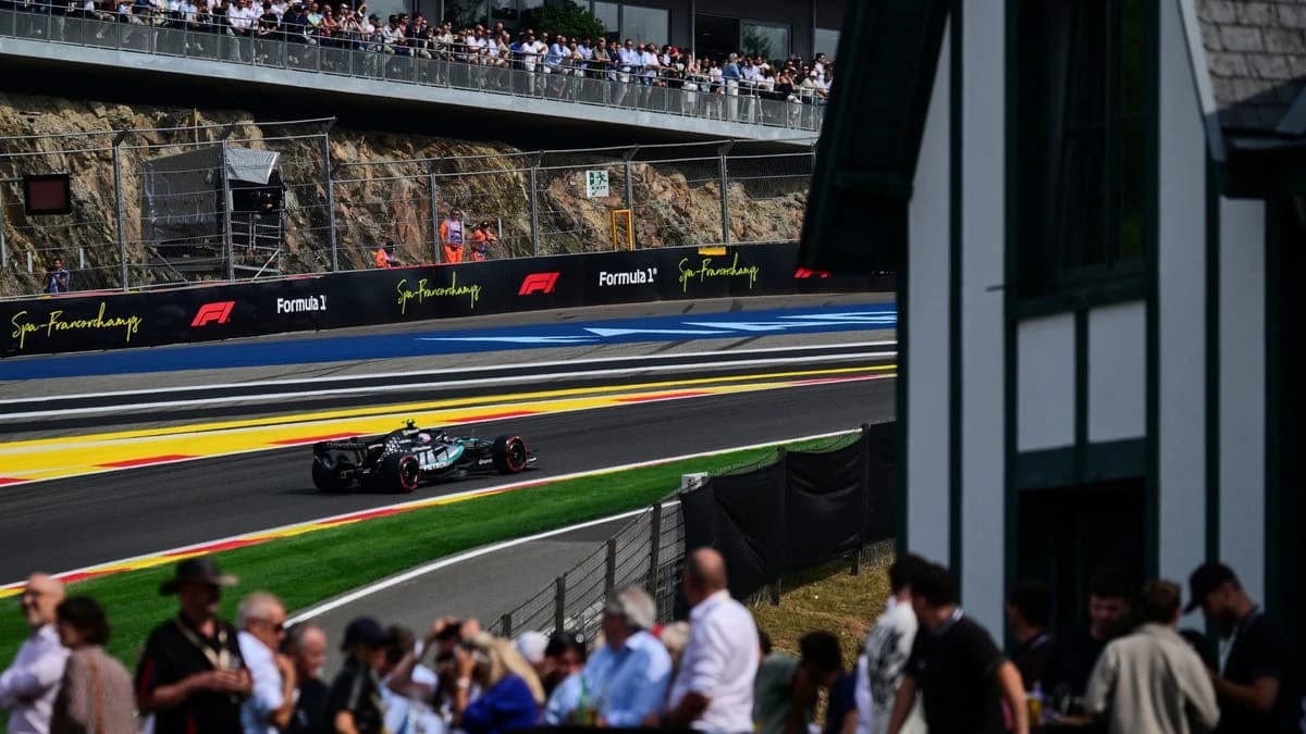 Formula 1 starting lineup for race in Belgium in July 2026