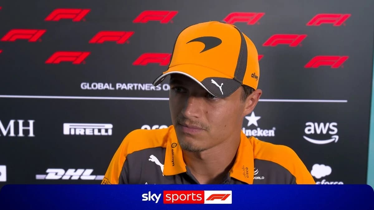 Formula One: Lando Norris says he wants a car that's quick enough to win outright
