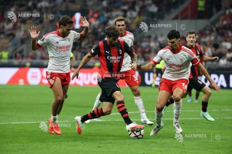 Fotbal: AC Milan, învinsă pe San Siro de Benfica, în Europa League
