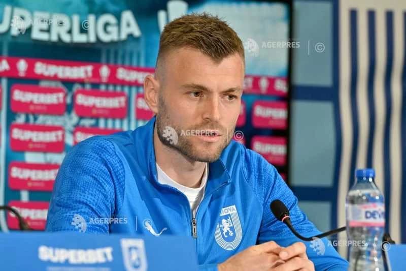 Fotbal: Alexandru Crețu (U Craiova) - Dinamo e o echipă bună, nu va fi un meci ușor