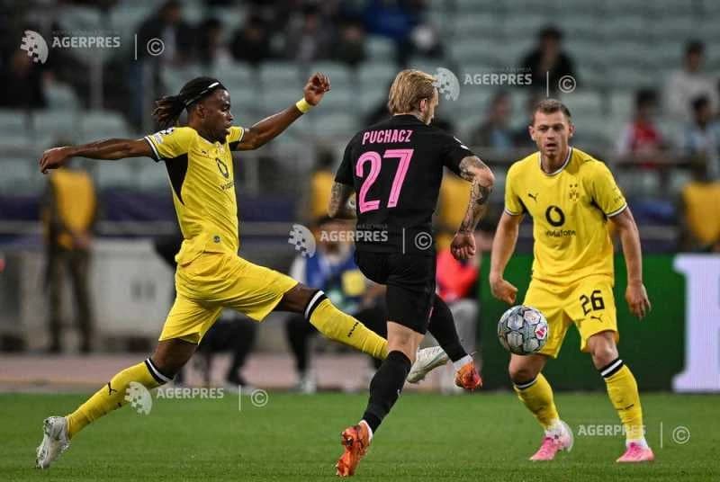 Fotbal: Borussia Dortmund a câștigat la limită în Azerbaidjan, în Liga Campionilor