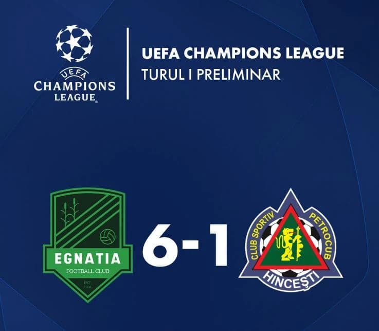 Fotbal: Campioana Moldovei, învinsă la scor în primul tur preliminar al Ligii Campionilor