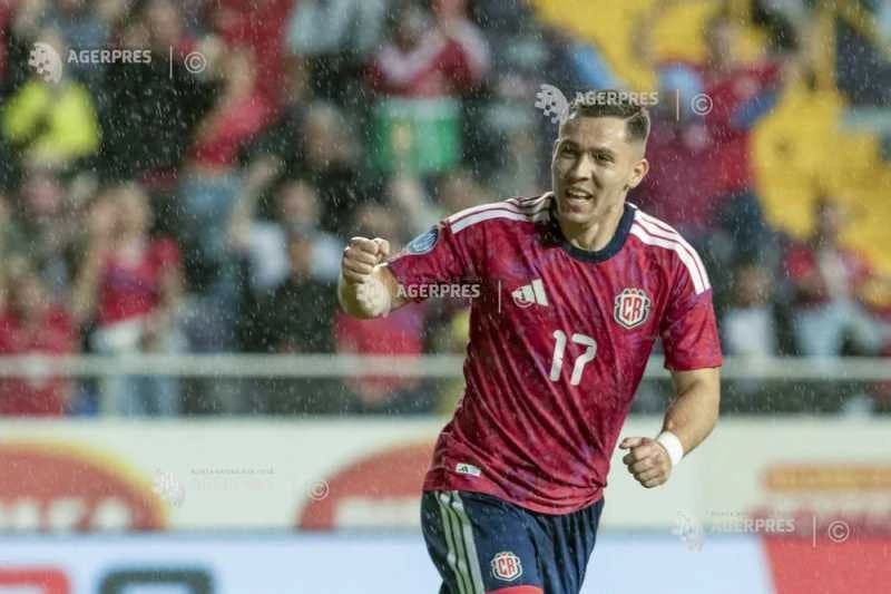 Fotbal: Carlos Mora a reușit o dublă pentru Costa Rica, dar 'Los Ticos' au pierdut acasă