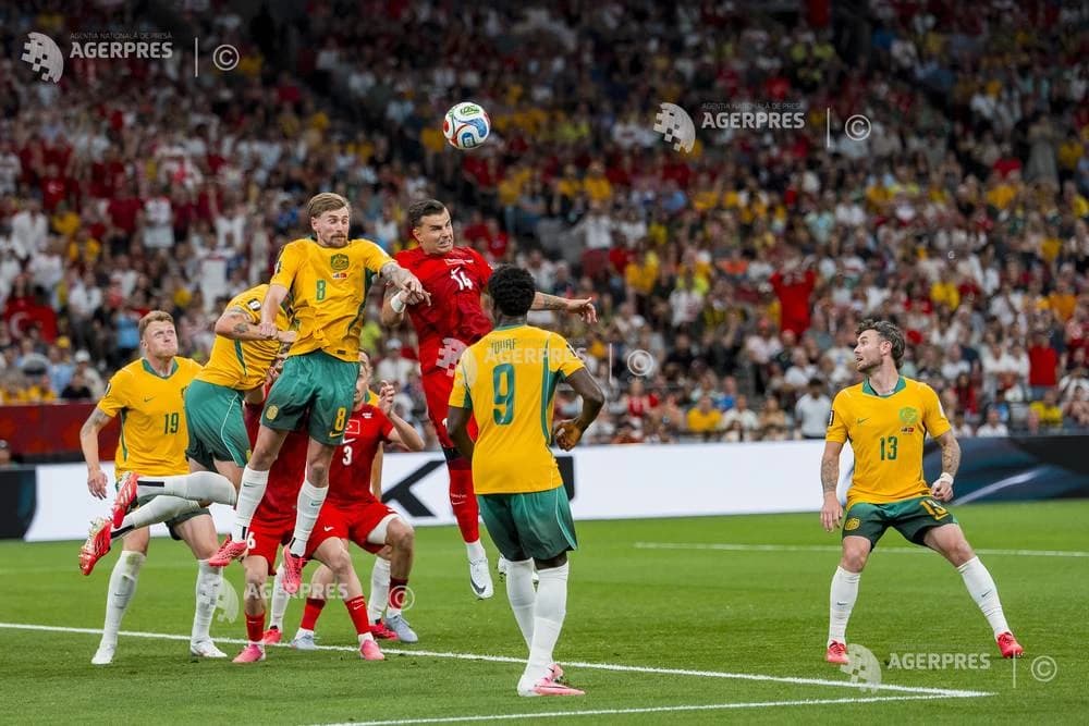 Fotbal - CM 2026: Australia a obținut o victorie neașteptată în fața Turciei (2-0)